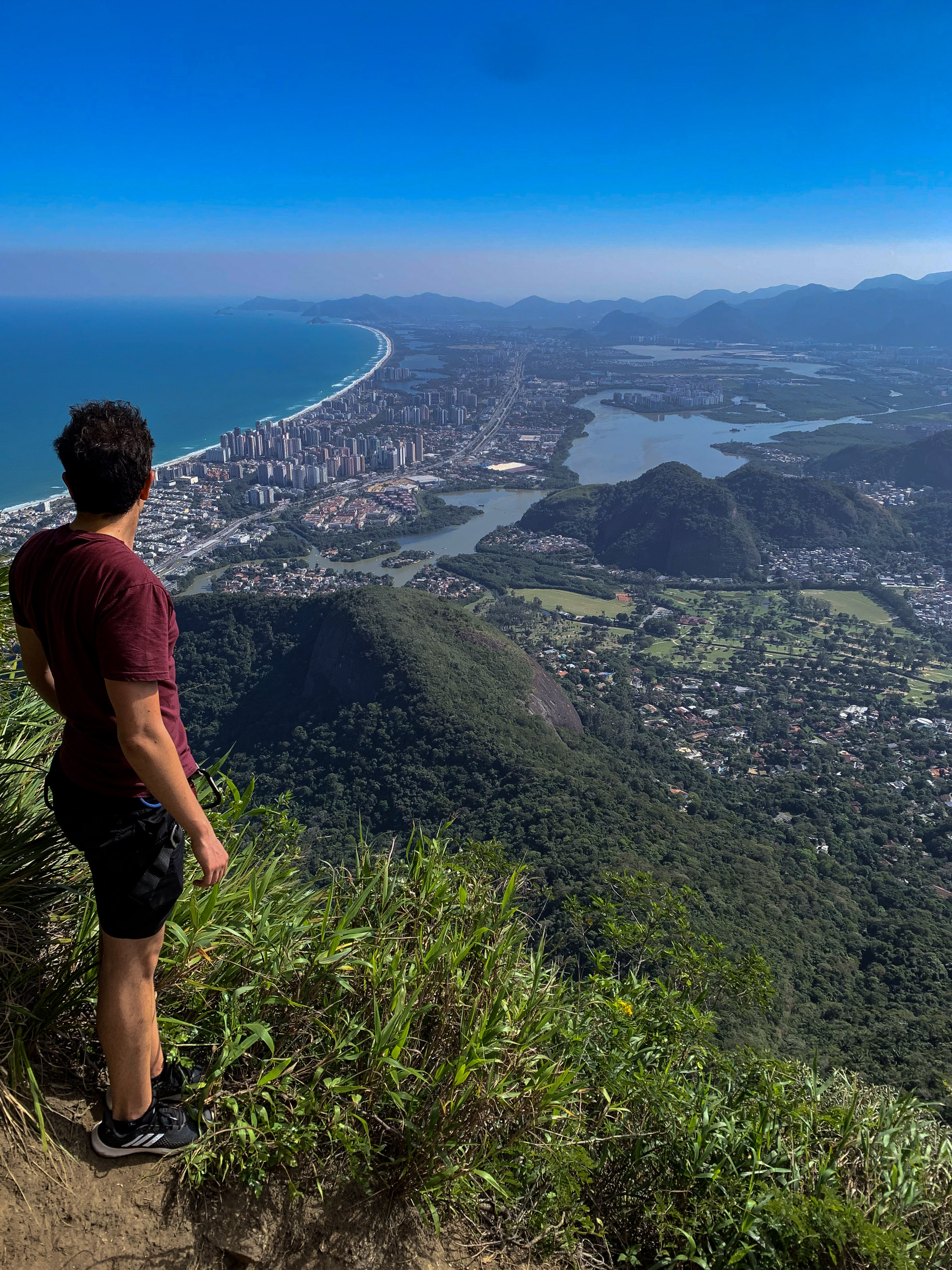 barra da tijuca view from pedra da gavea, rio de janeiro